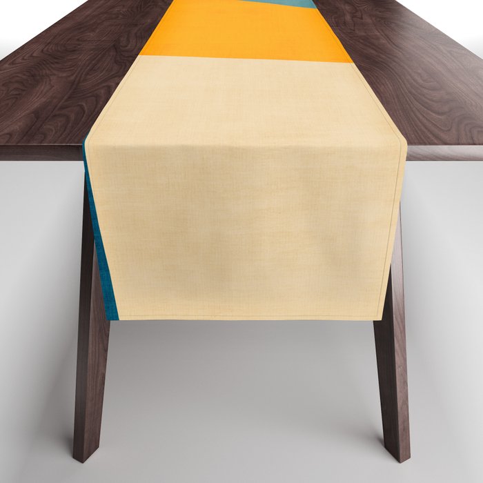 Geometric Colorful Modern Design Table Runner Gallery Image 1