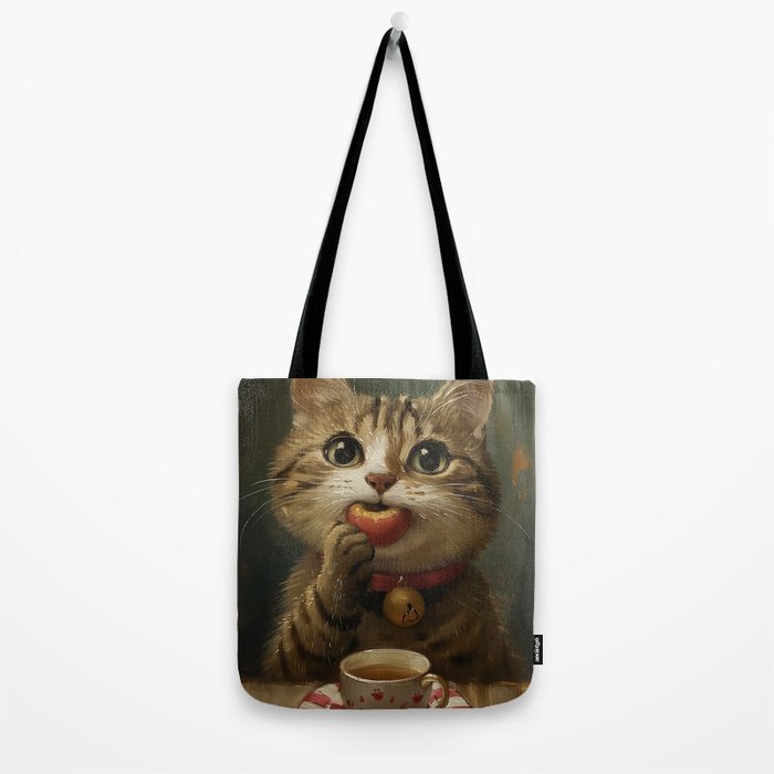 Tea Time Cat IV Tote Bag Gallery Image 2