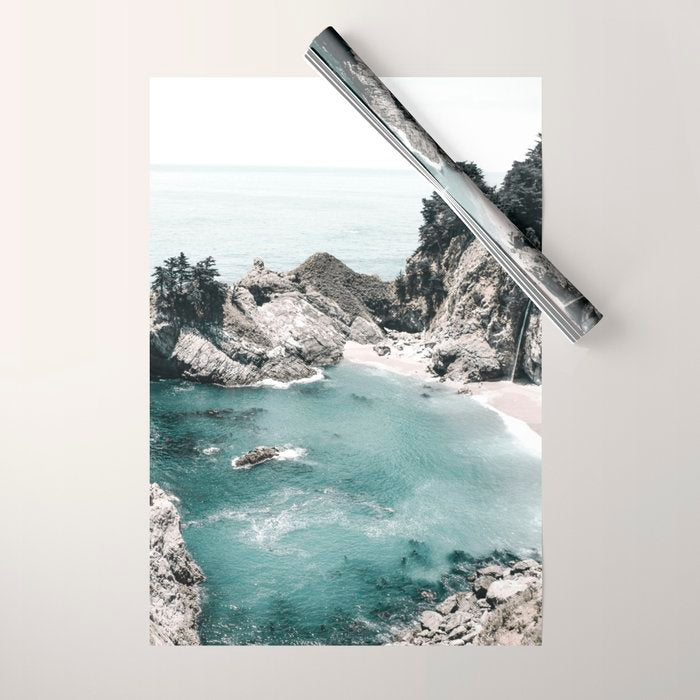 California Beach Wrapping Paper Gallery Image 1