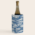 just sharks cobalt denim Wine Chiller Gallery Image 1