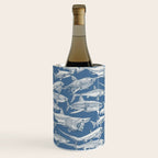 just sharks cobalt denim Wine Chiller Gallery Image 2