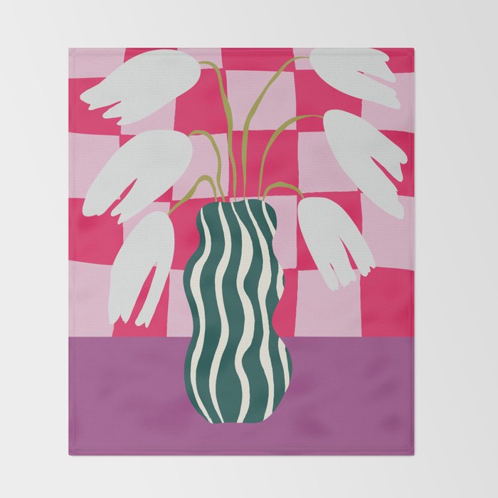 Blossoming Beauties Throw Blanket Gallery Image 2