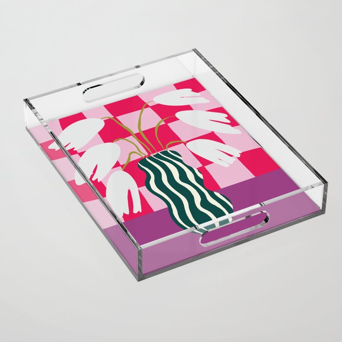 Blossoming Beauties Acrylic Tray Gallery Image 1