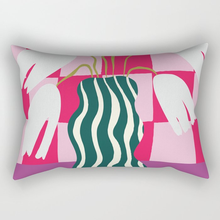 Blossoming Beauties Rectangular Pillow Gallery Image 2
