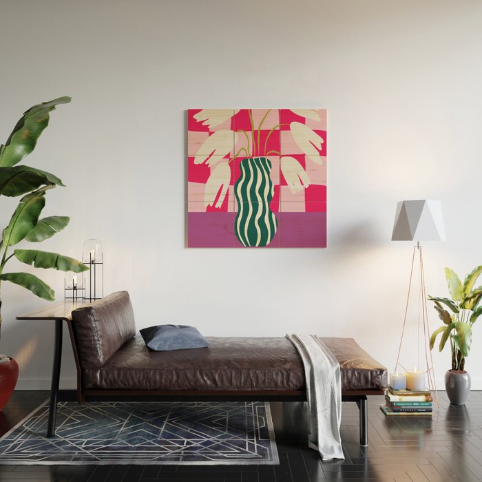 Blossoming Beauties Wood Wall Art Gallery Image 2