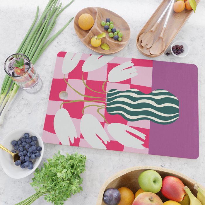 Blossoming Beauties Cutting Board Gallery Image 2