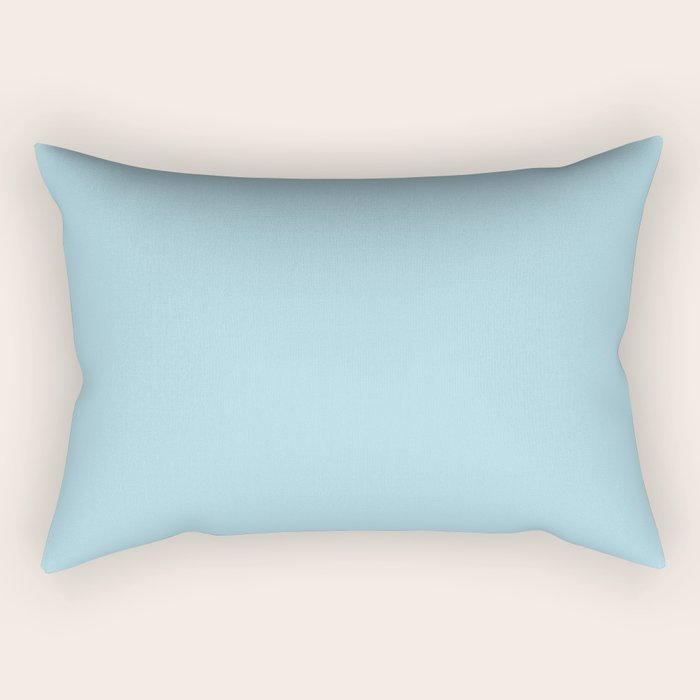 Light Blue Rectangular Pillow Gallery Image 1