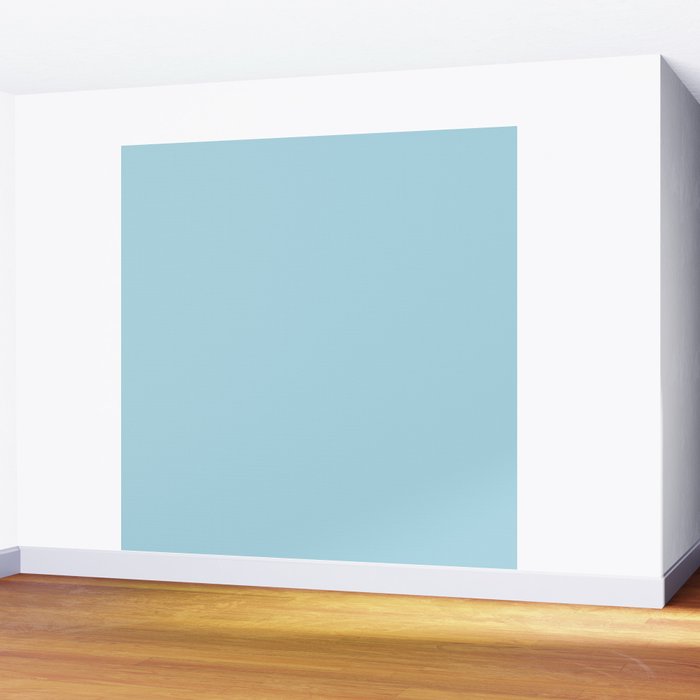 Light Blue Wall Mural Gallery Image 2