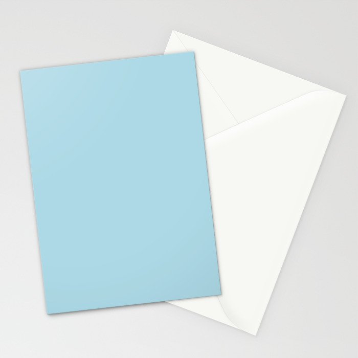 Light Blue Stationery Card Gallery Image 2