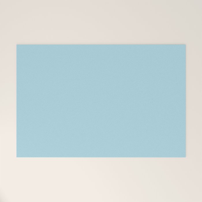 Light Blue Welcome Mat Gallery Image 1