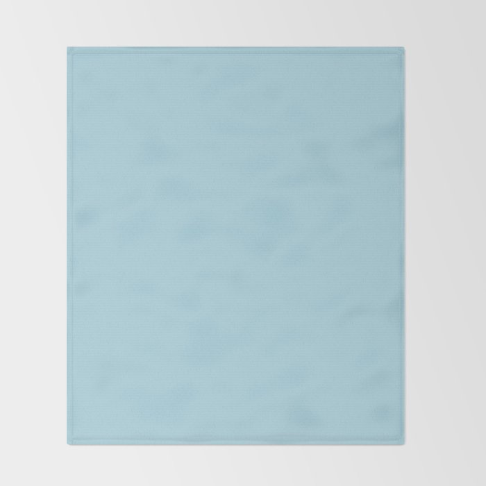 Light Blue Throw Blanket Gallery Image 2