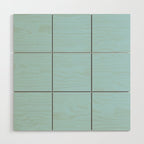 Light Blue Wood Wall Art Gallery Image 1
