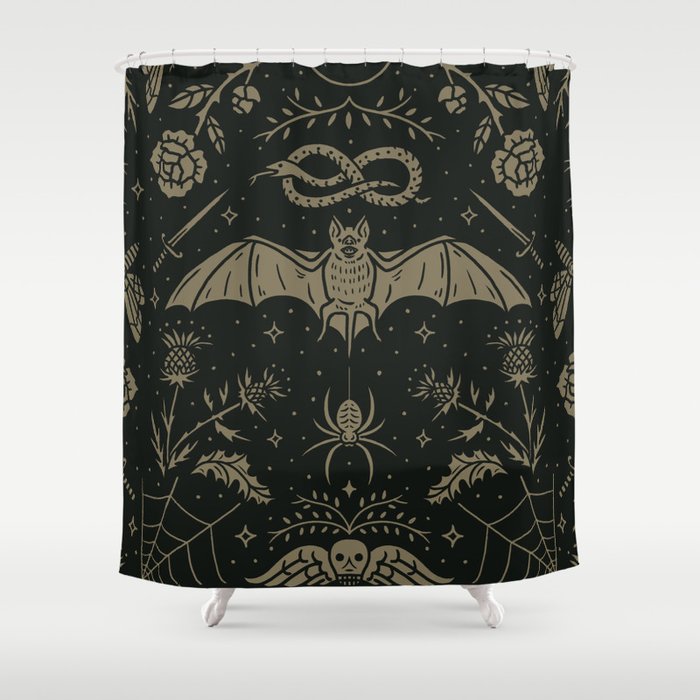 Cemetery Nights Shower Curtain Gallery Image 1