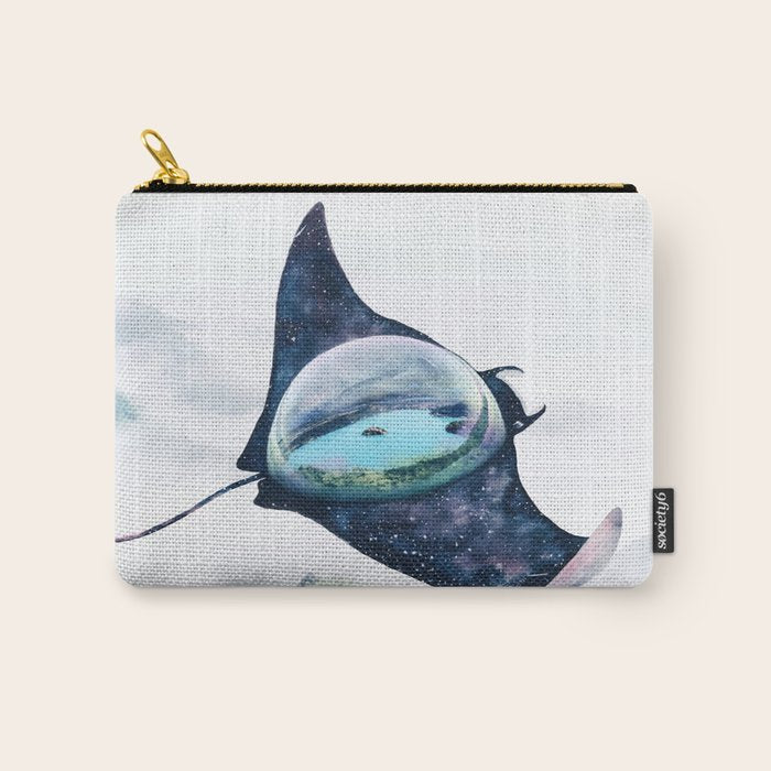 Space Manta Ray Carry All Pouch Gallery Image 1