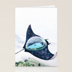 Space Manta Ray Stationery Card Gallery Image 2