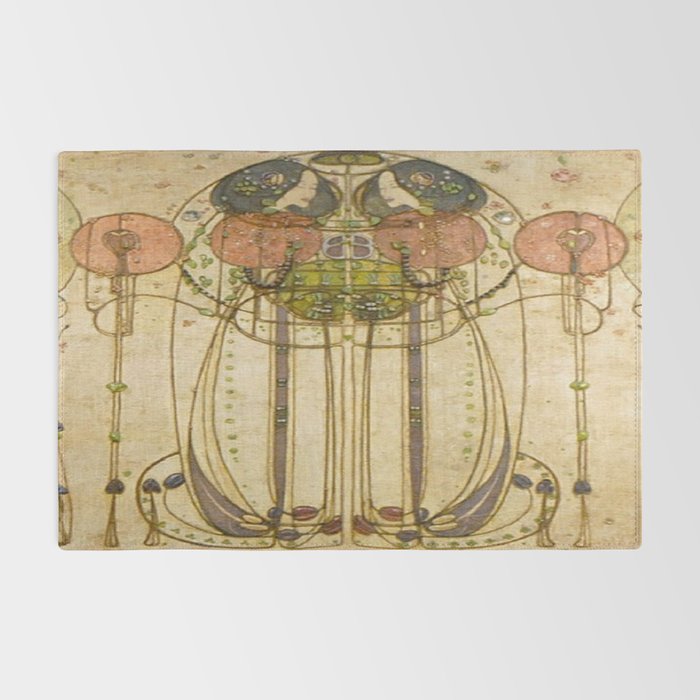 Charles Rennie Mackintosh , The Wassail  Rug Gallery Image 2