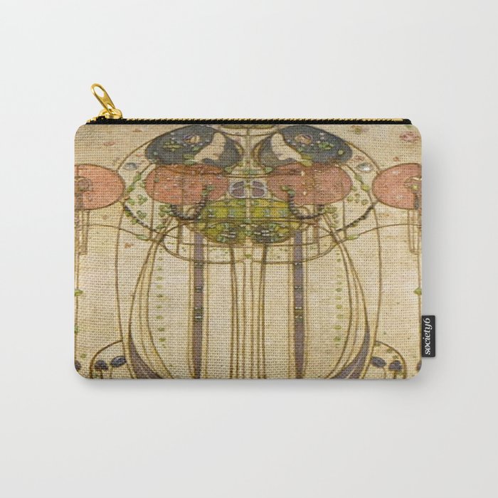 Charles Rennie Mackintosh , The Wassail  Carry All Pouch Gallery Image 1