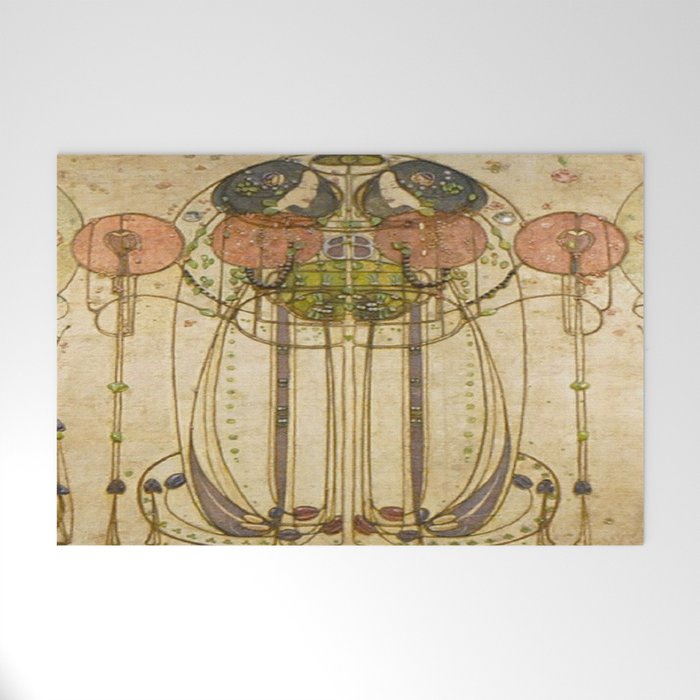 Charles Rennie Mackintosh , The Wassail  Welcome Mat Gallery Image 1
