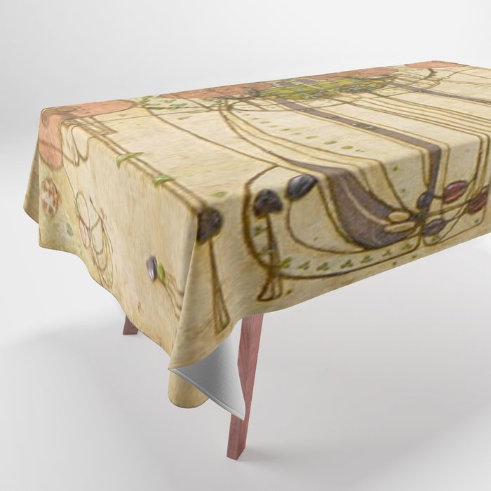 Charles Rennie Mackintosh , The Wassail  Tablecloth Gallery Image 1