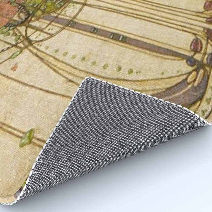 Charles Rennie Mackintosh , The Wassail  Rug Gallery Image 4