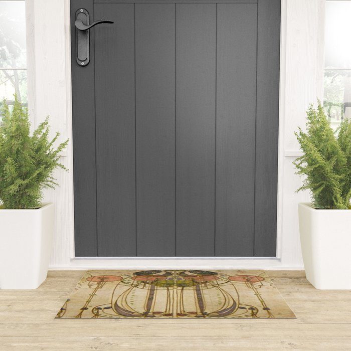 Charles Rennie Mackintosh , The Wassail  Welcome Mat Gallery Image 3