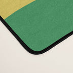Green and Yellow Retro Liquid Swirl Abstract 2 Desk Mat Gallery Image 4