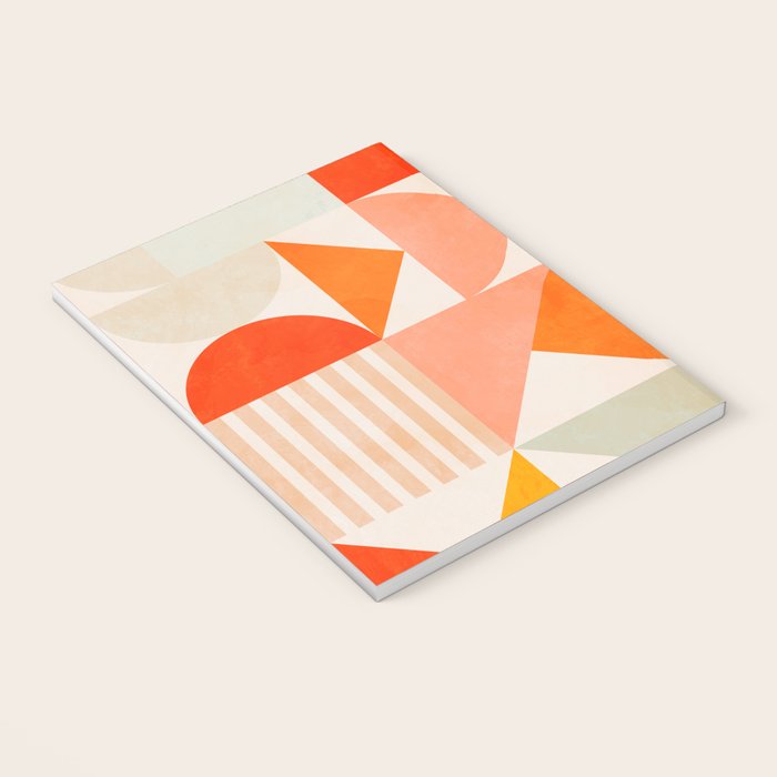 mid century geometry sunny 1 Notebook Gallery Image 3