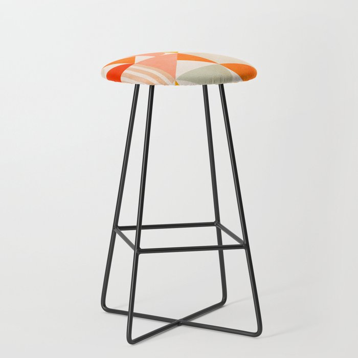 mid century geometry sunny 1 Stool Gallery Image 1