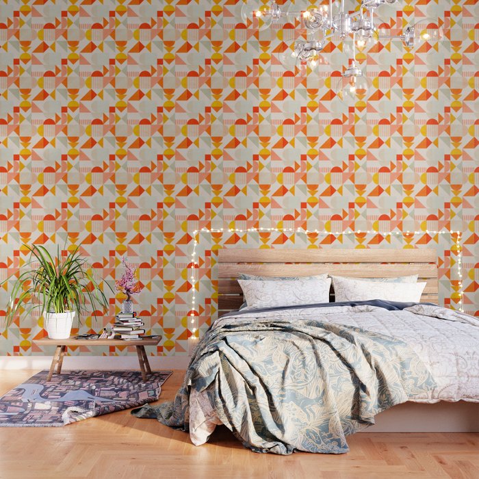 mid century geometry sunny 1 Wallpaper Gallery Image 3
