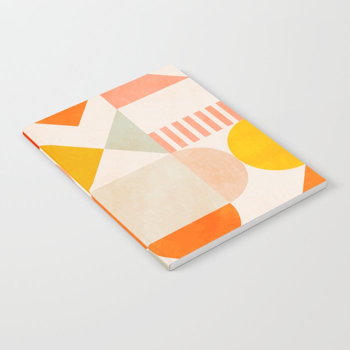 mid century geometry sunny 1 Notebook Gallery Image 2