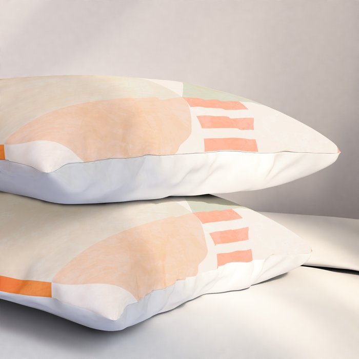 mid century geometry sunny 1 Pillow Sham Gallery Image 3