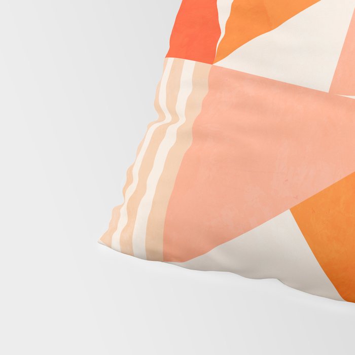 mid century geometry sunny 1 Pillow Sham Gallery Image 4