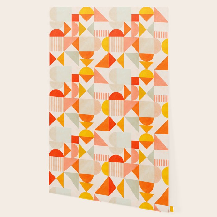 mid century geometry sunny 1 Wallpaper Gallery Image 2