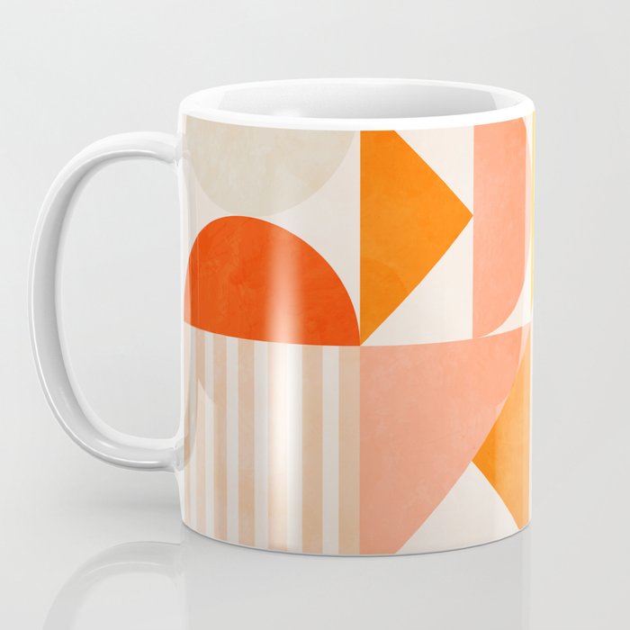 mid century geometry sunny 1 Coffee Mug Gallery Image 3