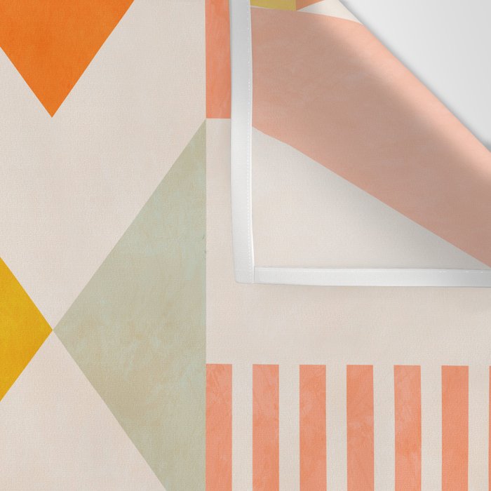 mid century geometry sunny 1 Wall Tapestry Gallery Image 3
