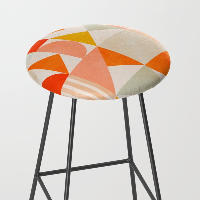 mid century geometry sunny 1 Stool Gallery Image 2