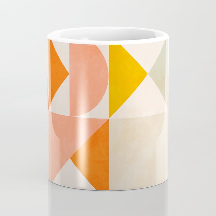 mid century geometry sunny 1 Coffee Mug Gallery Image 4