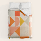 mid century geometry sunny 1 Comforter Gallery Image 6