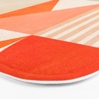 mid century geometry sunny 1 Bath Mat Gallery Image 3