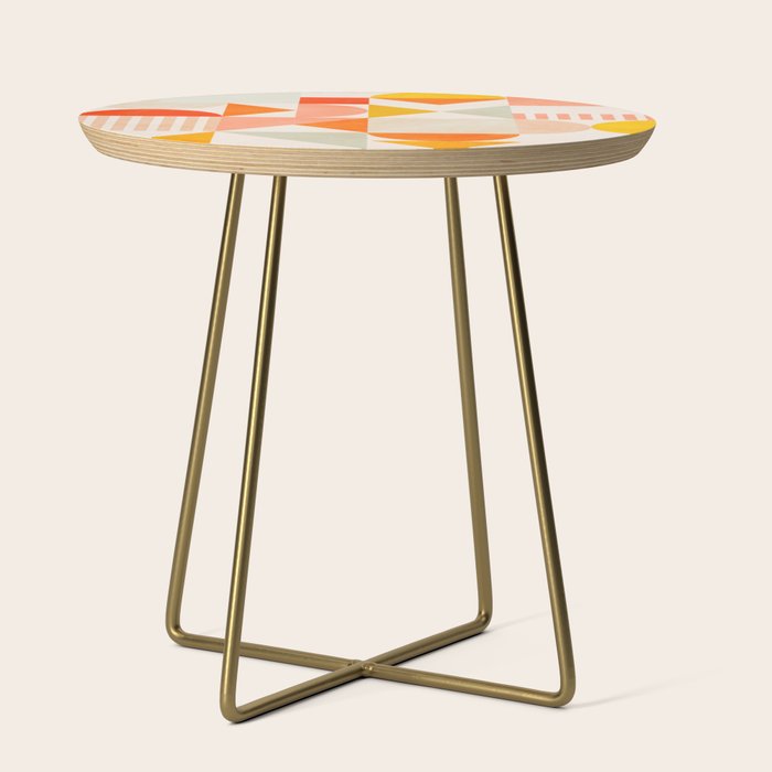 mid century geometry sunny 1 Side Table Gallery Image 1