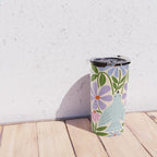 Freedom - Bird and Flowers Travel Mug Gallery Image 4