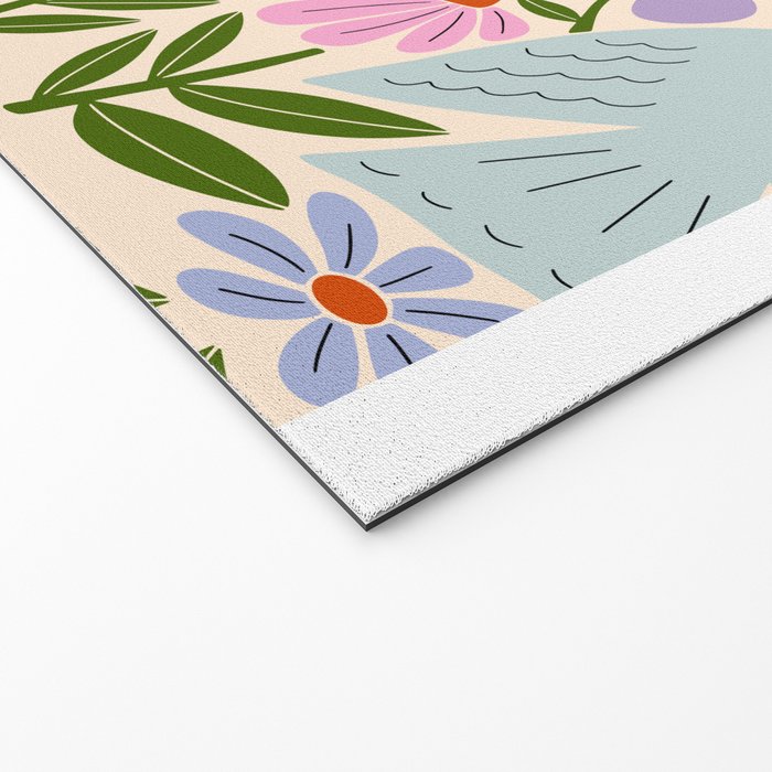 Freedom - Bird and Flowers Welcome Mat Gallery Image 2