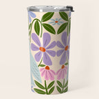 Freedom - Bird and Flowers Travel Mug Gallery Image 2