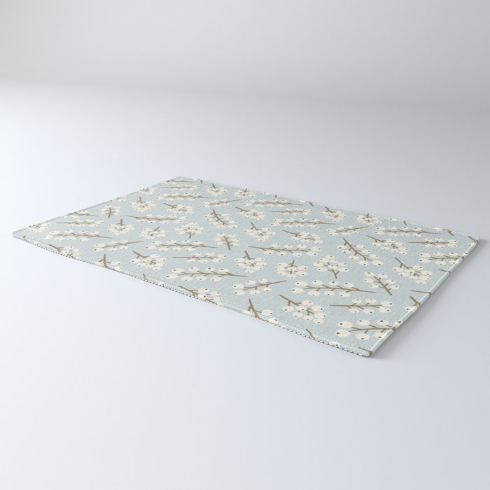 Berries and Branches - Light Blue Rug Gallery Image 3
