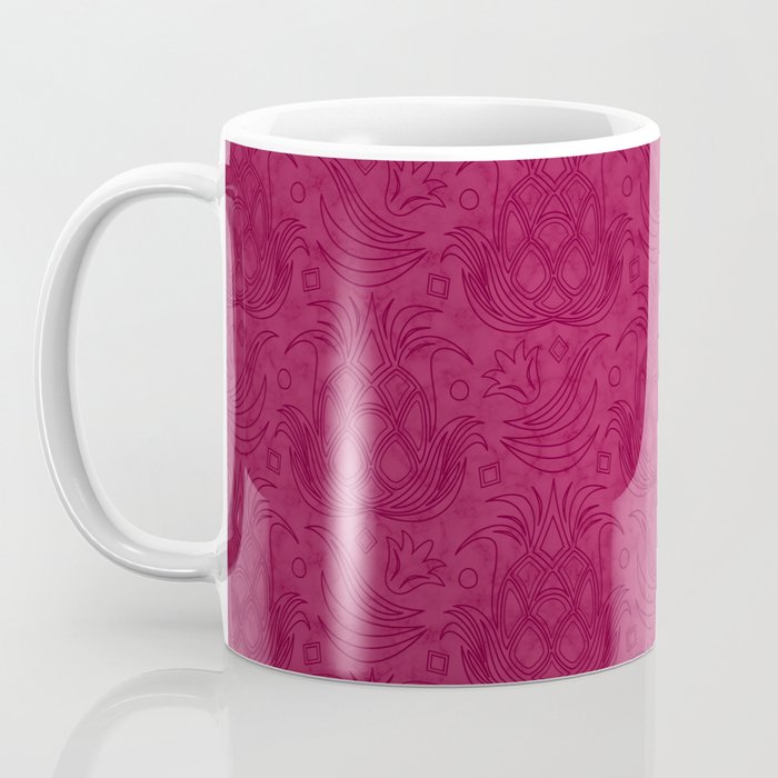 Pineapple Deco // Raspberry Swirl Coffee Mug Gallery Image 3