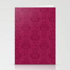 Pineapple Deco // Raspberry Swirl Stationery Card Gallery Image 2