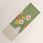 Field Wildflowers Verde Yoga Mat Gallery Image 1