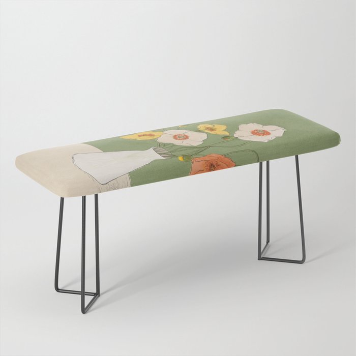 Field Wildflowers Verde Bench Gallery Image 1