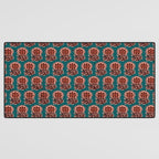 MACHA TEAL COSMOS Desk Mat Gallery Image 3
