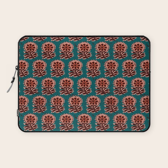 MACHA TEAL COSMOS Laptop Sleeve Gallery Image 1